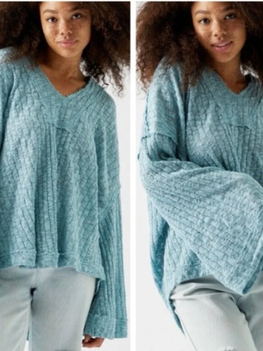 FREE PEOPLE BAJA BABE HACCI HOODED SWEATER